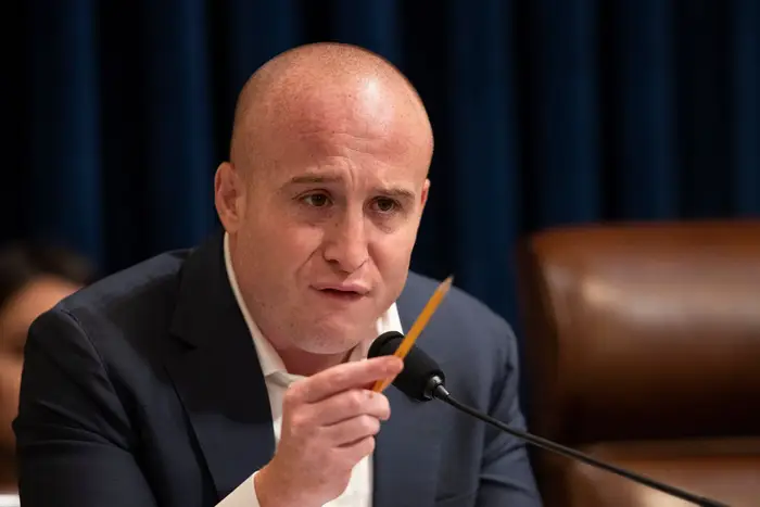 Rep. Max Rose speaks during a hearing on "meeting the challenge of white nationalist terrorism at home and abroad" on Capitol Hill in Washington on September 18, 2019.